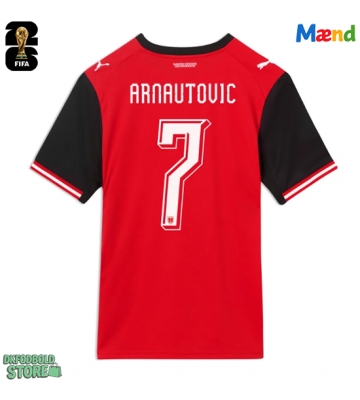 Østrig Marko Arnautovic #7 Replika Hjemmebanetrøje VM 2026 Kortærmet